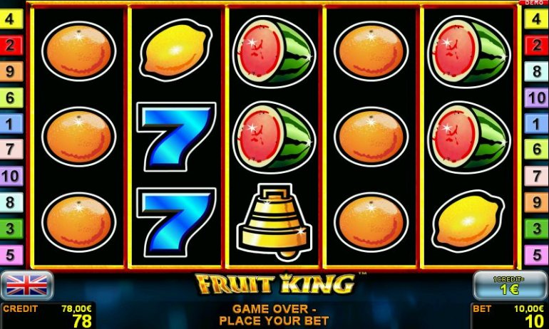 Παίξτε τον κουλοχέρη Fruit King δωρεάν